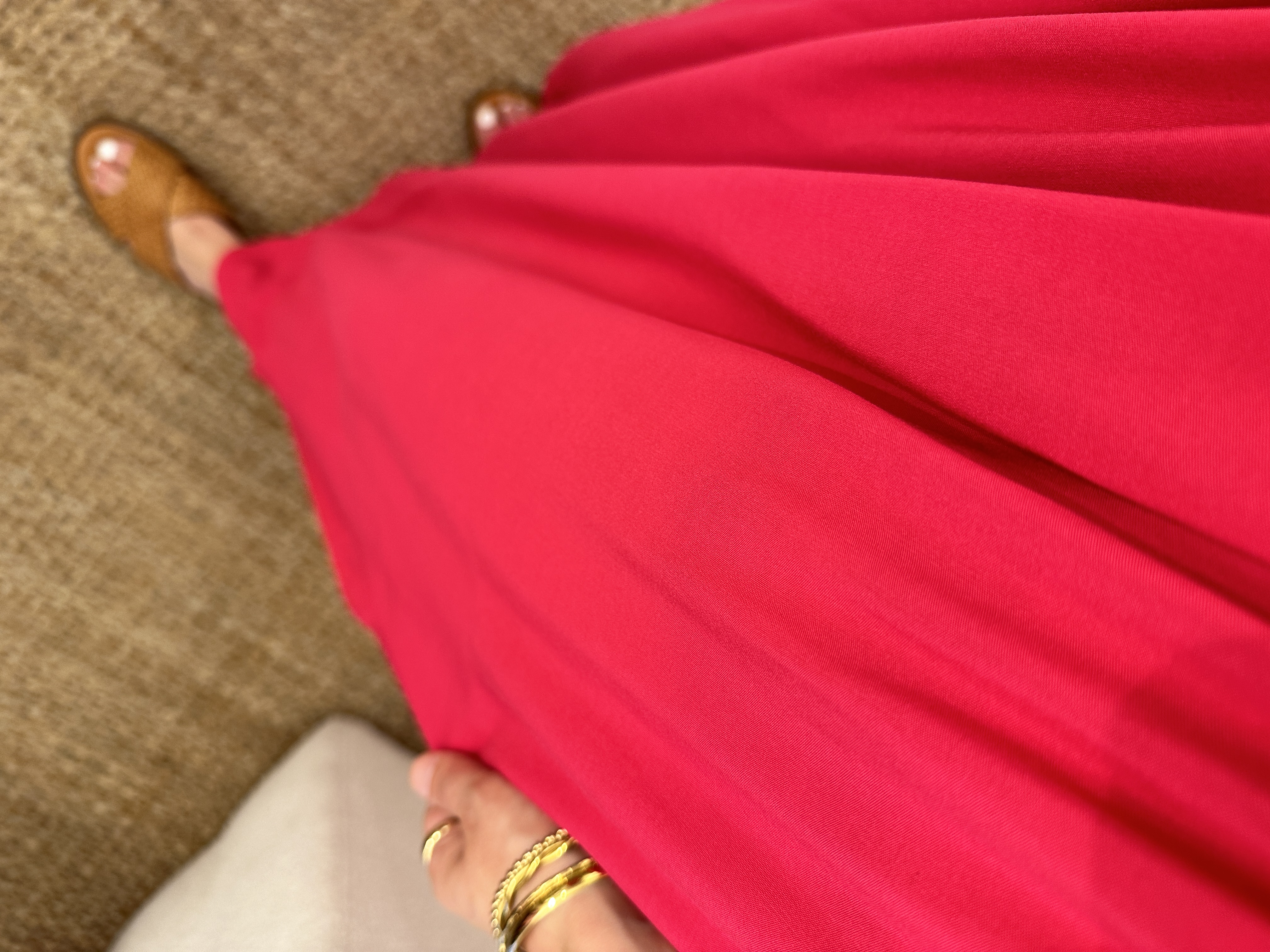Female maxi dress Azzurro - fuchsia