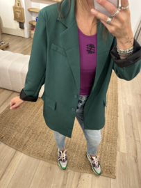 Oversized blazer Azzurro - dark green