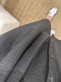 Basic pocket dress Azzurro - black