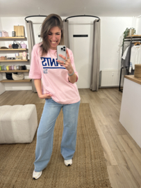 Giants tee Azzurro - pink