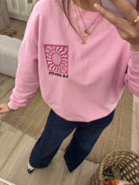 Soleil sweater pull - washed pink