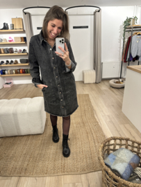 Denim dress Azzurro - black/grey