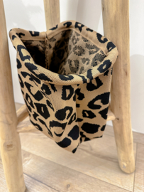 Toilet bag - panter brown/black