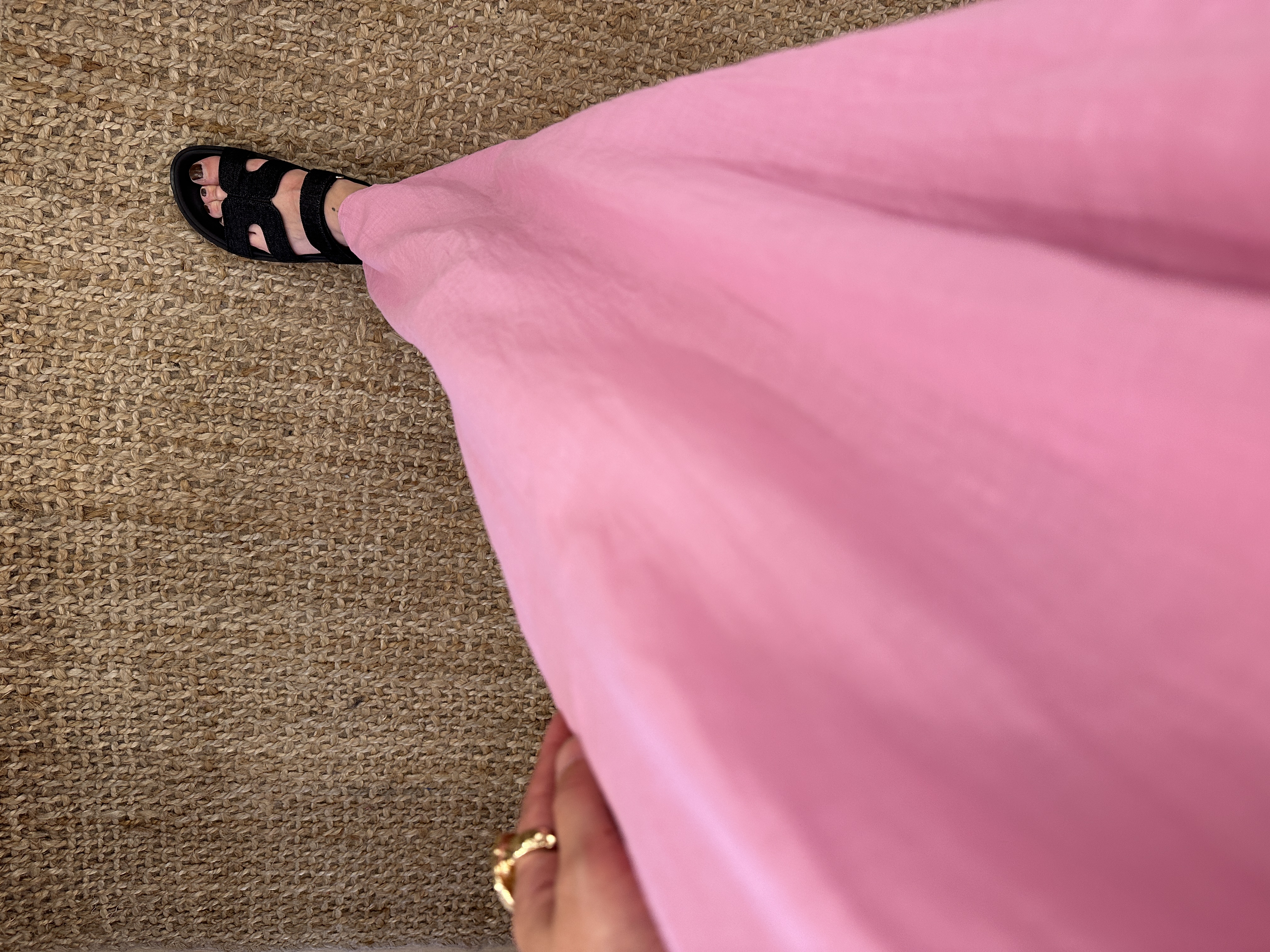 Summer long dress - pink