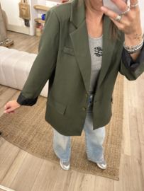 Oversized blazer Azzurro - army green