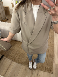 Oversized blazer Ambika - taupe