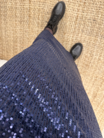 Paillet skirt Azzurro - dark blue