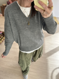 V-pull Azzurro - grey