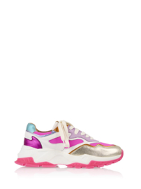 DWRS LABEL Chester sneaker - white/neon pink
