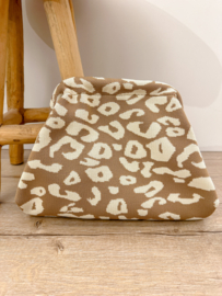 Toilet bag - panter brown/naturel