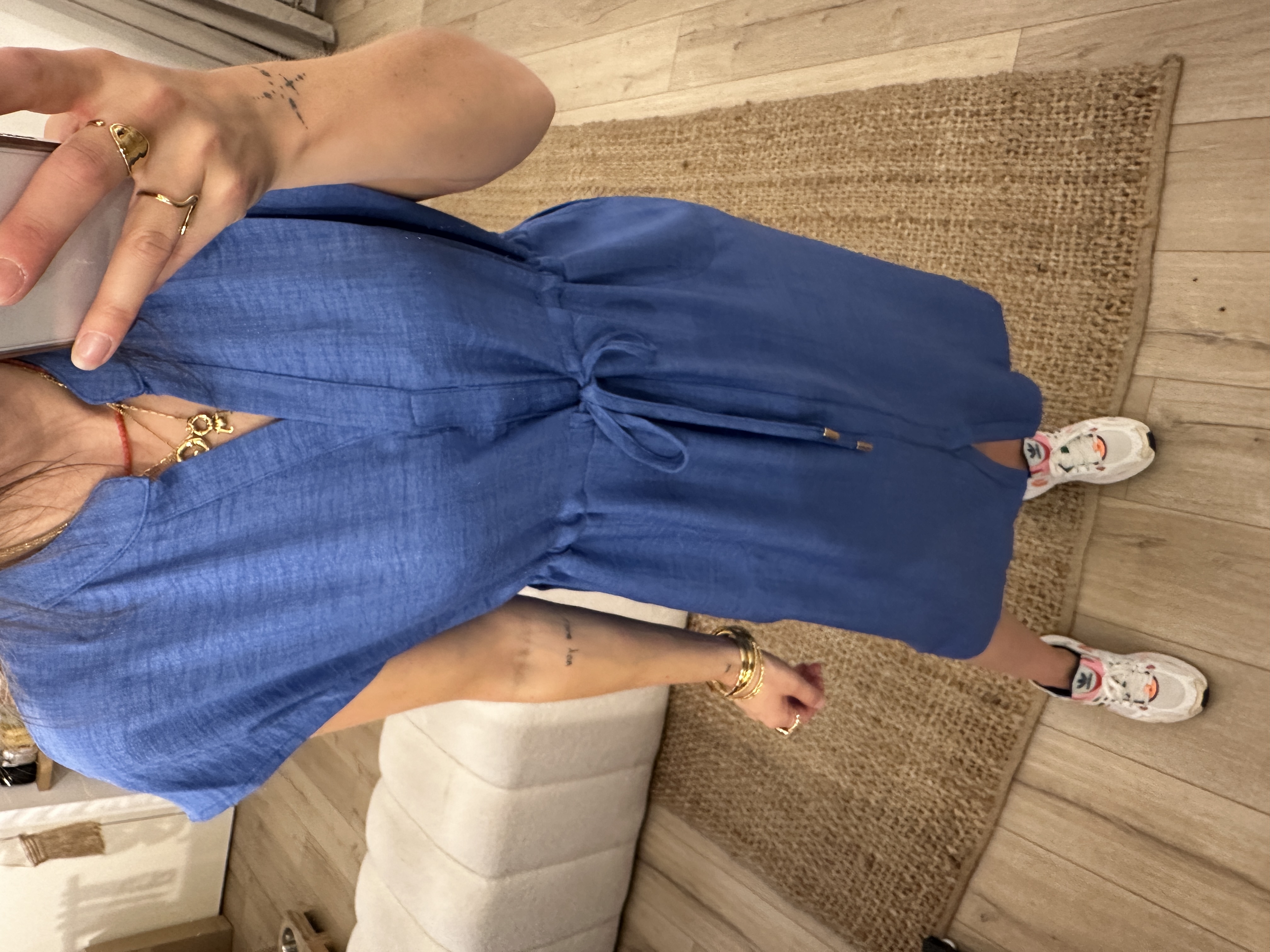 Basic dress Azzurro - blue