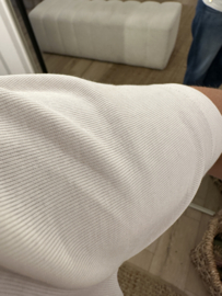 Text stud tee Ambika - white/bordeaux