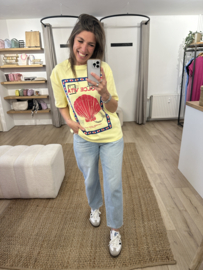 Dolce vita tee Ambika - yellow