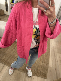 Cotton kimono - pink