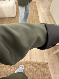 Oversized blazer Azzurro - army green