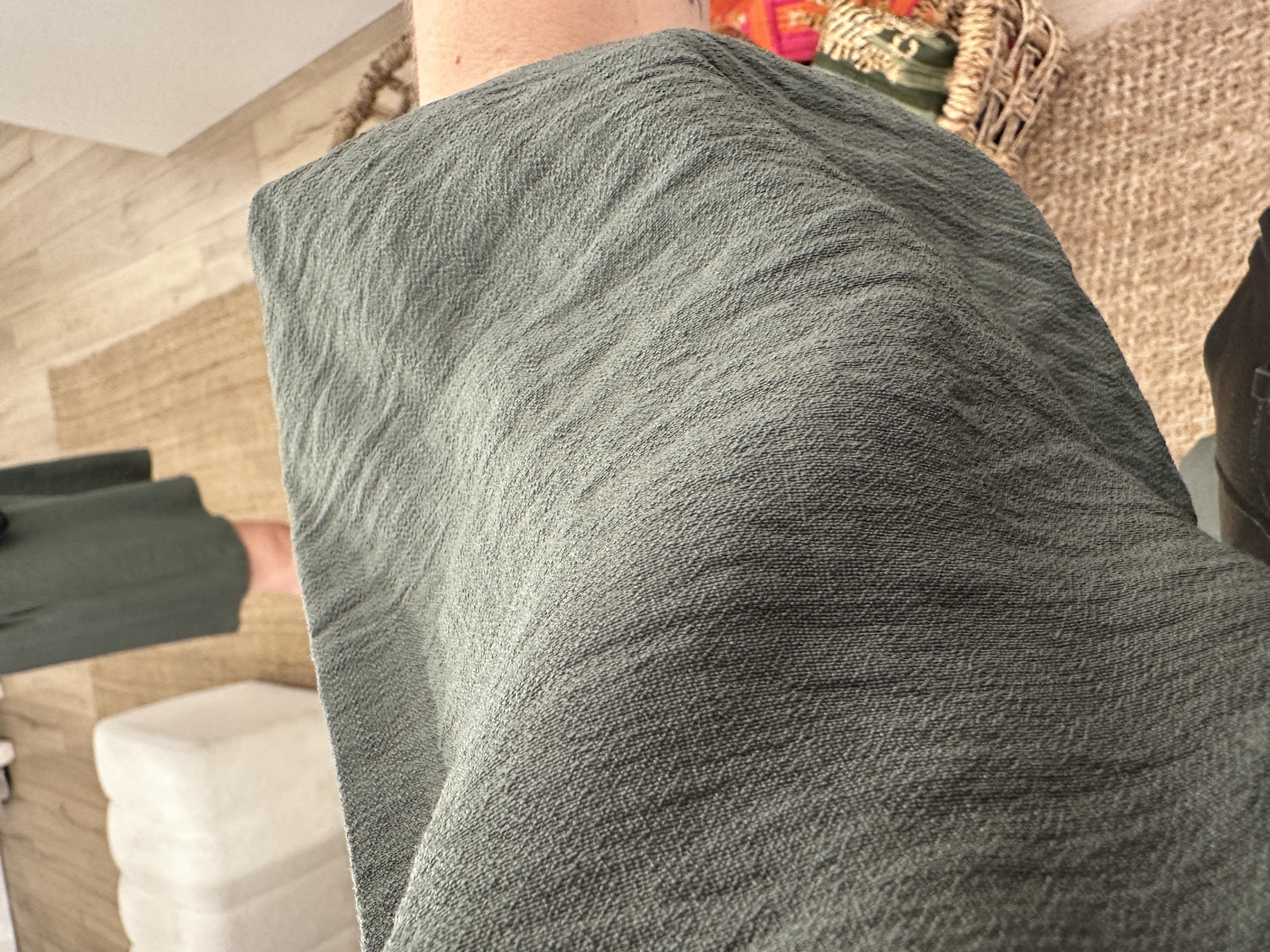 Puff pocket dress Azzurro - army green