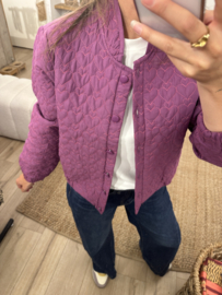 Heart jacket Azzurro - purple