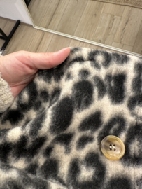 Animal gilet Azzurro - beige/black