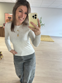 Basic longsleeve Ambika - grey light