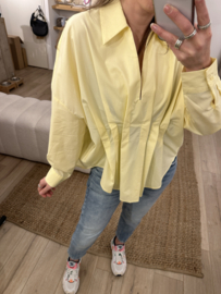Cotton blouse - yellow