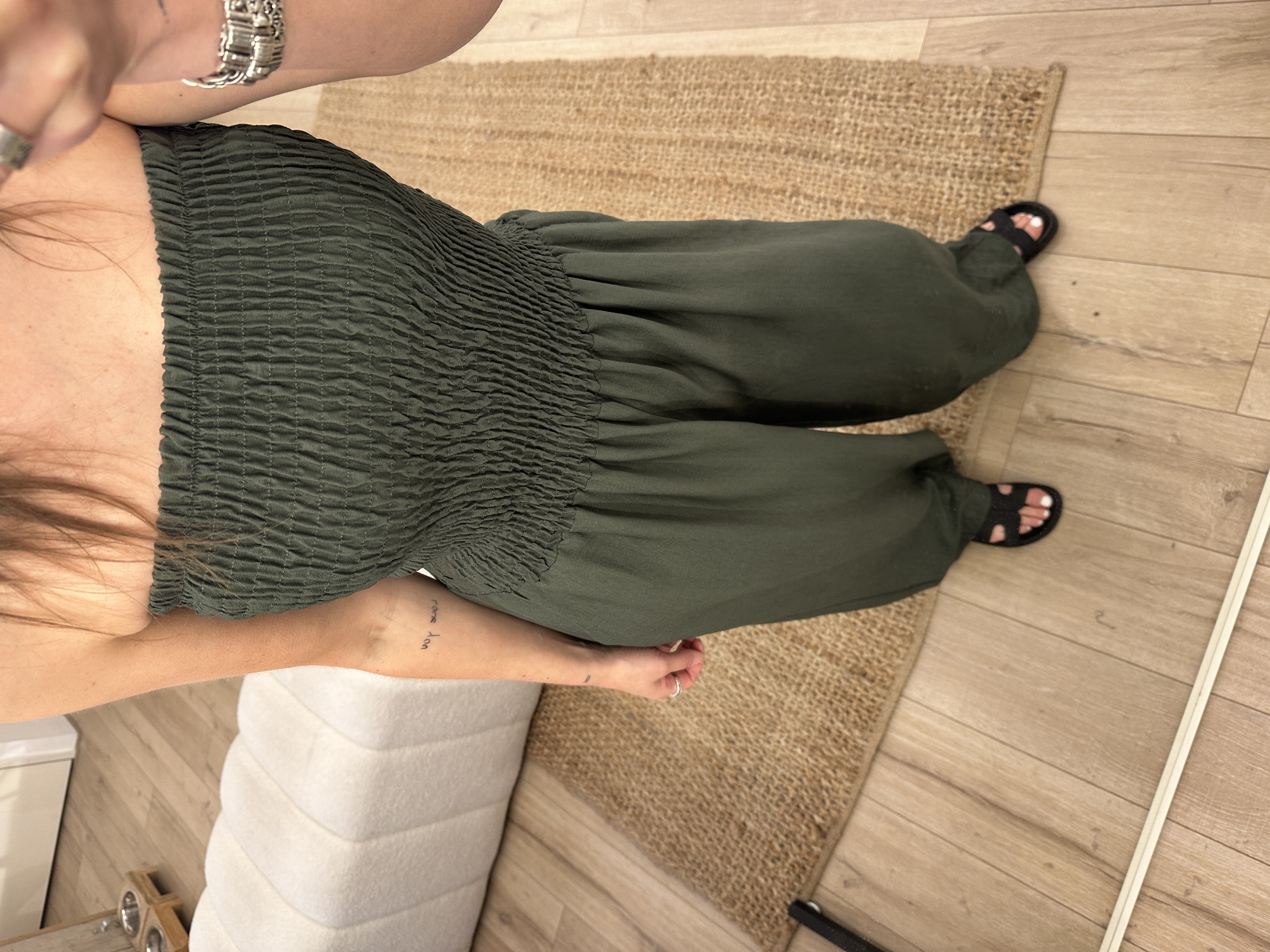 Smog jumpsuit Azzurro - army green