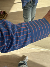 Stripe blouse Azzurro - blue/red