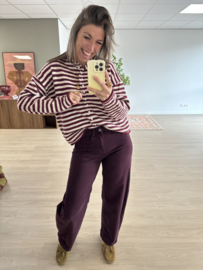 Barrel jeans - aubergine/purple