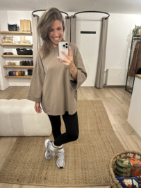 Wide longsleeve - taupe