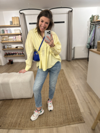 Cotton blouse - yellow