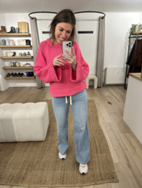 Knitted pull Azzurro - pink