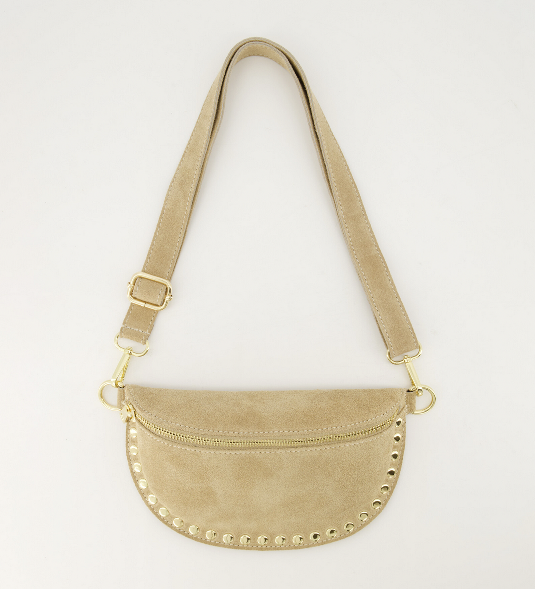 Suède debby bag - sand