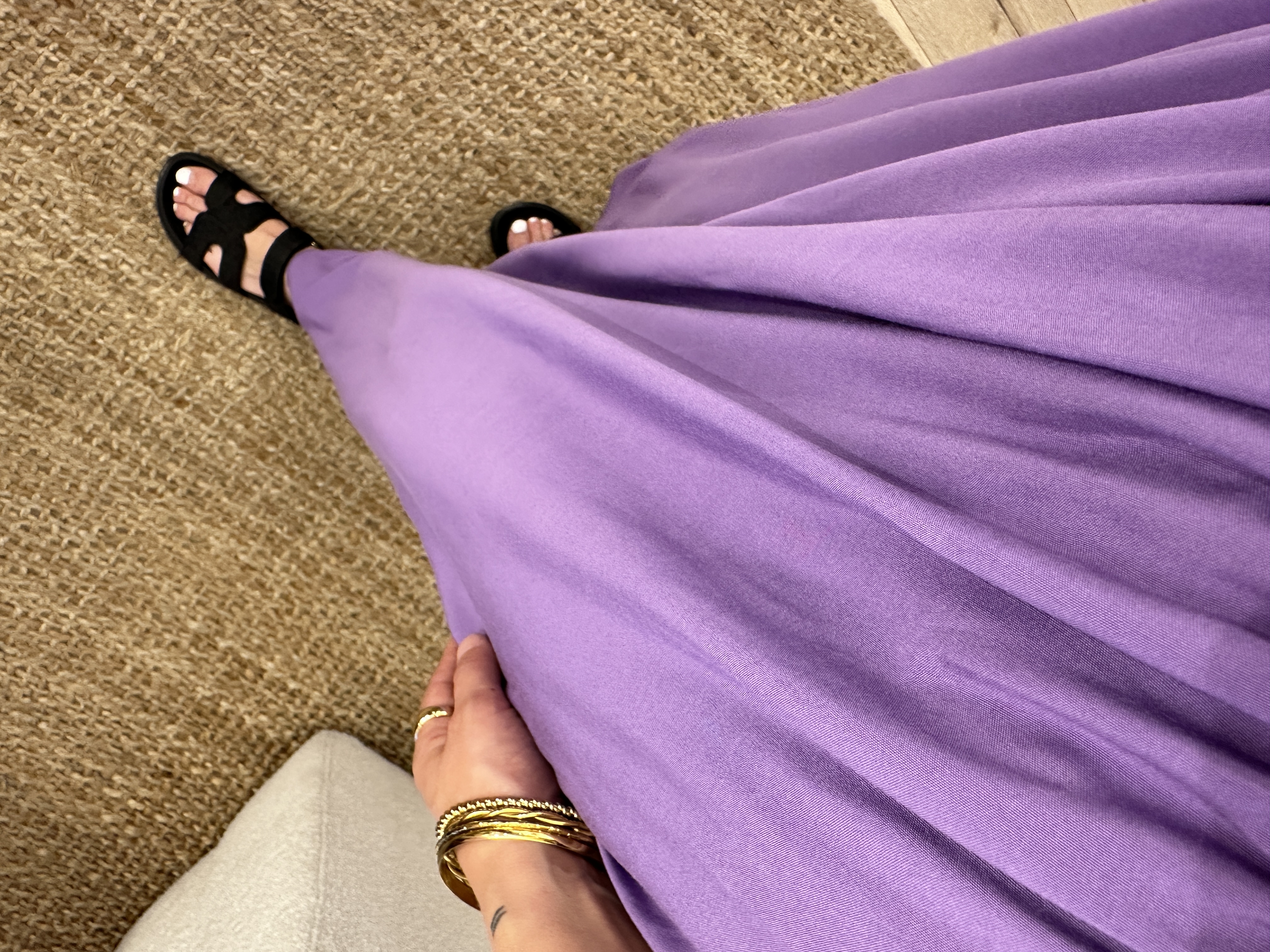 Female maxi dress Azzurro - purple