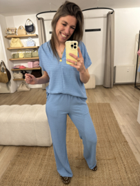 Crinkle set Azzurro - blue