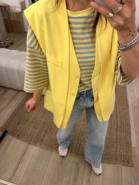 Double gilet - yellow