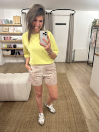 Panter short Azzurro - brown