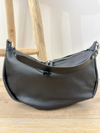 Leather crossbody bag 2.0 - black
