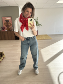 Button balloon jeans Laulia - blue