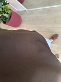Basic elastic top - dark brown