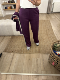Stripe pants Azzurro - purple