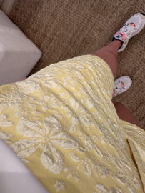 Flower short Azzurro - yellow