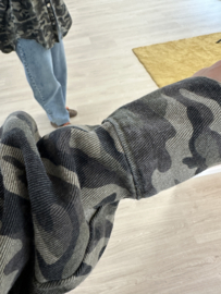Camo oversized jacket - army green