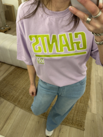 Giants tee Azzurro - lila
