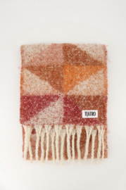 Big colour scarf - red/orange