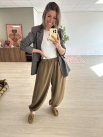 Autumn balloon pants - green