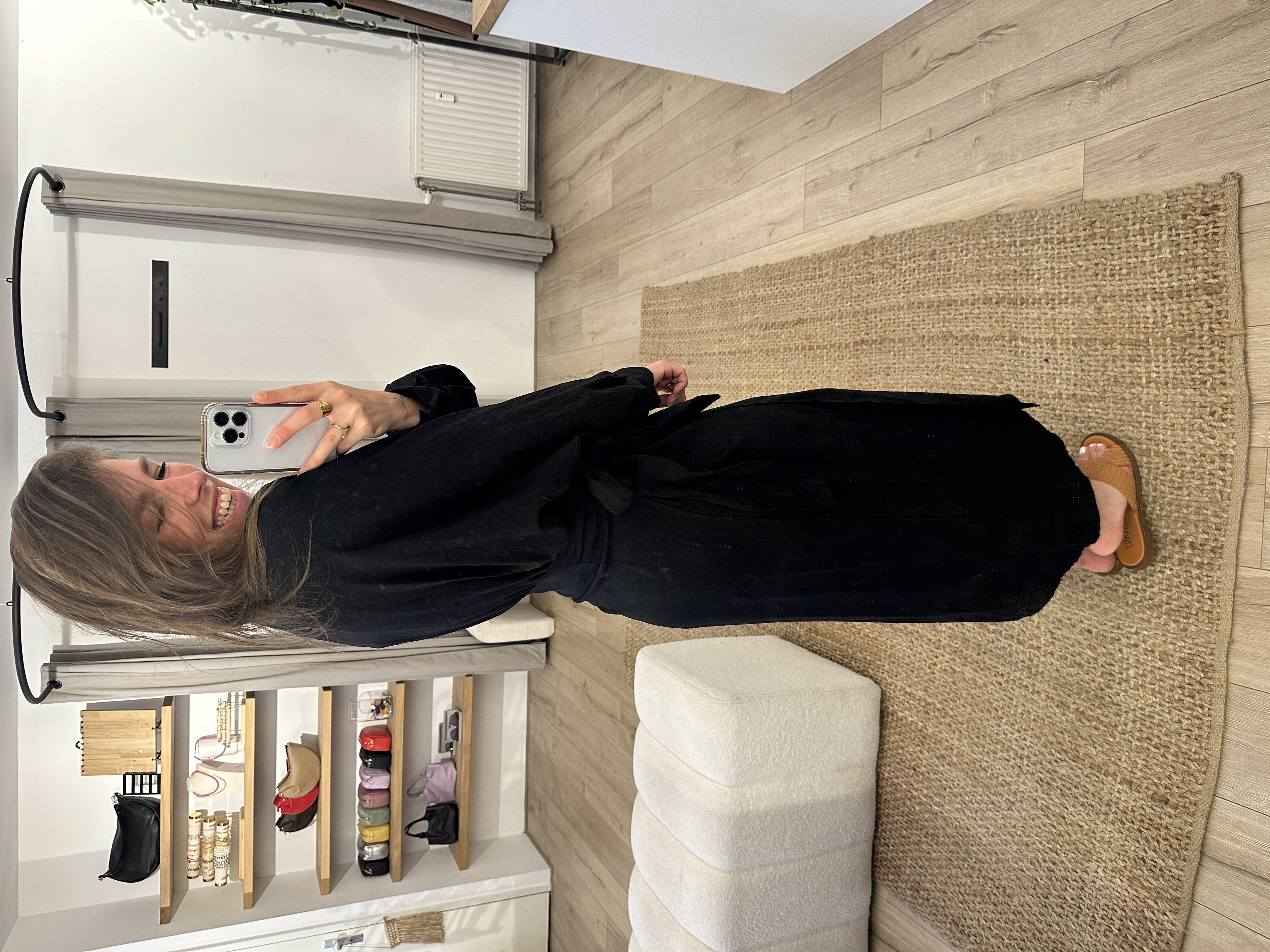 Overlay dress Ambika - black