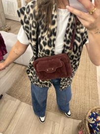 Animal gilet Azzurro - beige/black