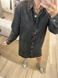 Denim dress Azzurro - black/grey