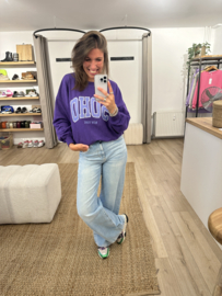 Soho sweater Azzurro - purple