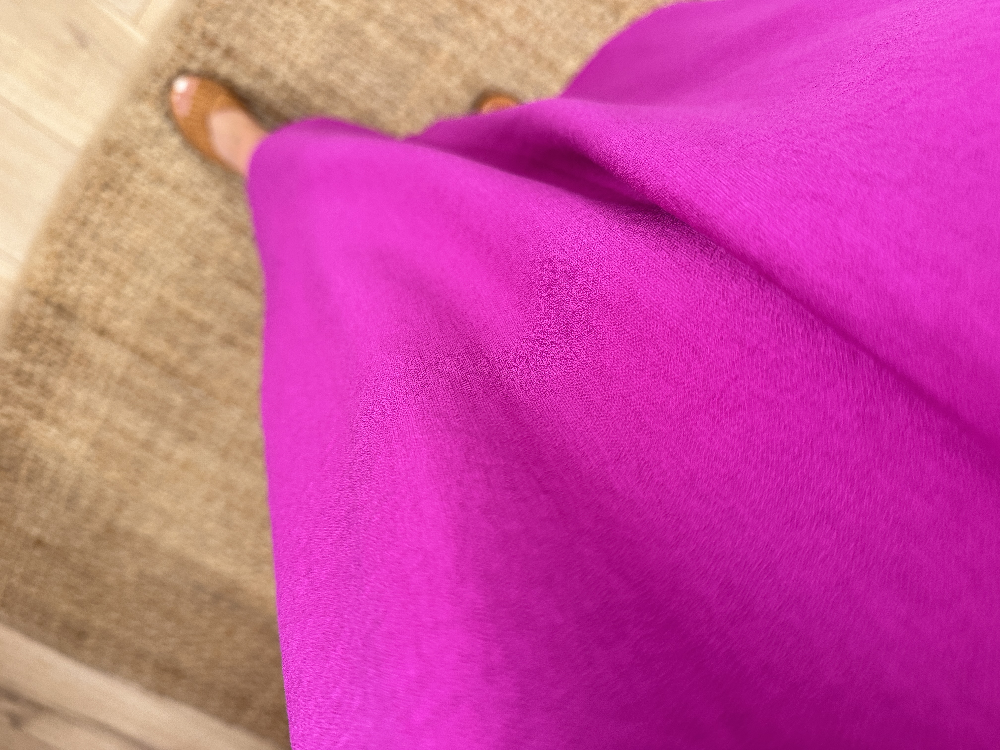 Short V-dress Azzurro - magenta