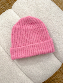 Knitted hat Azzurro - pink